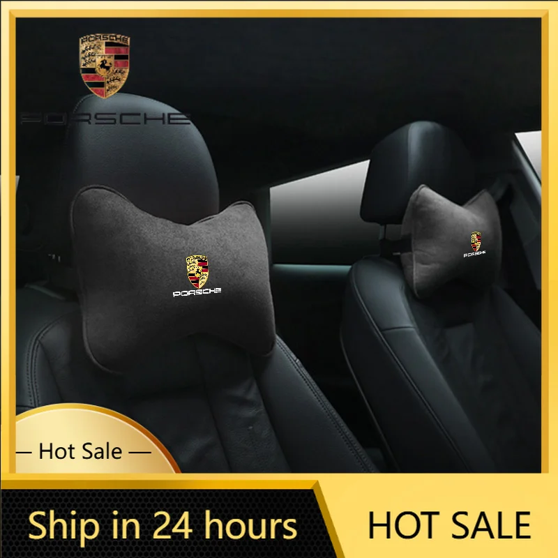 

Подушка для шеи и поясничной поддержки в салон автомобиля Porsche Cayenne, Panamera, Macan, 911, подушка для подголовника, для Porsche 911 C.