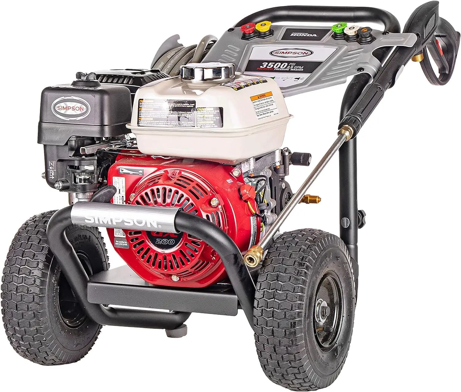 

61014 3500 PSI at 2.5 GPM GX200 with AAA AX300 Axial Cam Pump Cold Water Professional Gas Pressure Washer