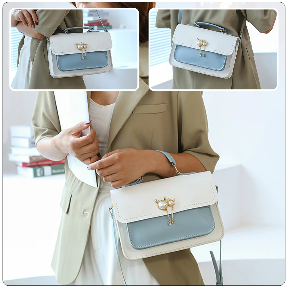 

1Set DIY Bag Knitting Kit PU Material Handmade Gift for Mothers Friends Large Capacity Accessories DIY Bag Knitting Kit