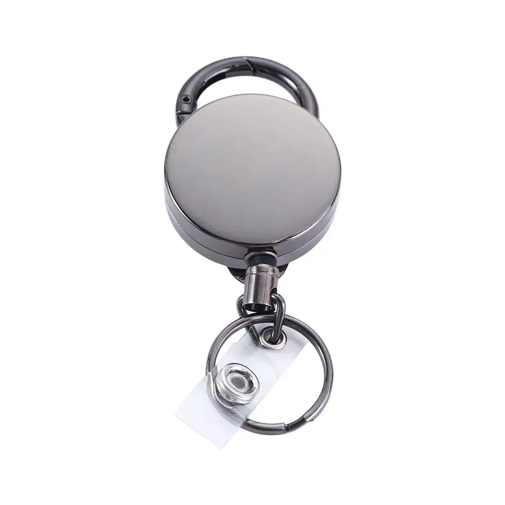 

Проволочный трос, брелок для ремня, инструмент, канцелярские товары, выдвижной держатель для бейджа, зажим для ключей, зажим для бейджа, зажим для катушки, брелок