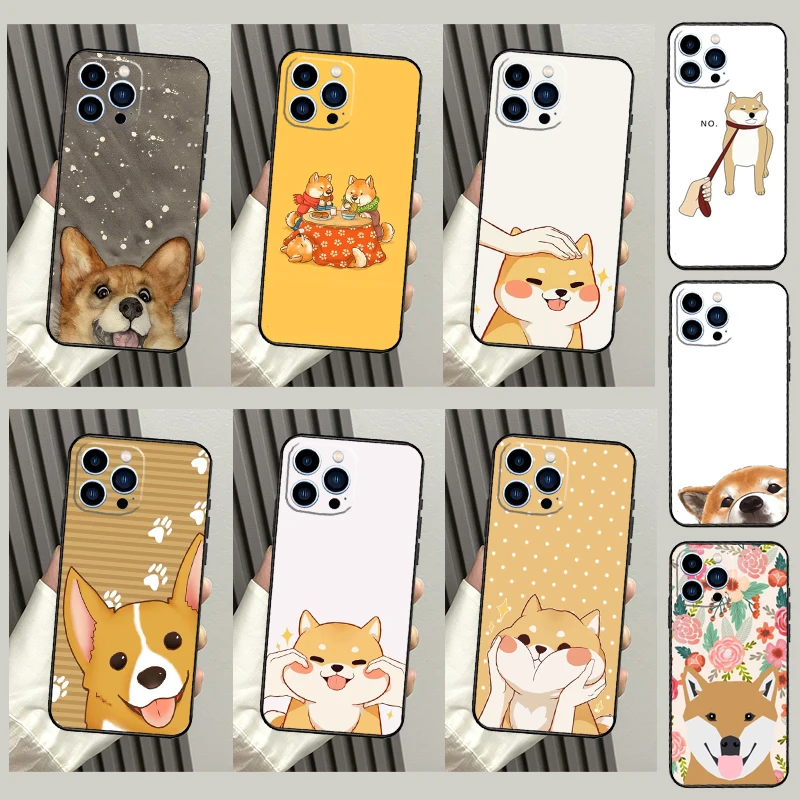 Corgi Shiba inu Dog Case For Samsung Galaxy A37 A17 A57 A15 A35 A55 A56 A36 A16 A54 A34 A12 A32 A52 A13 A33 A53