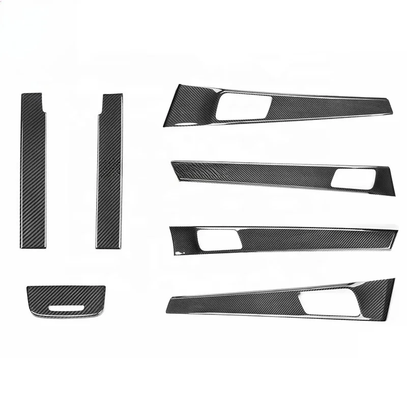 Car Modified Parts High Glossy Carbon Fiber Car Interior Trim Strip for  Panamera 971