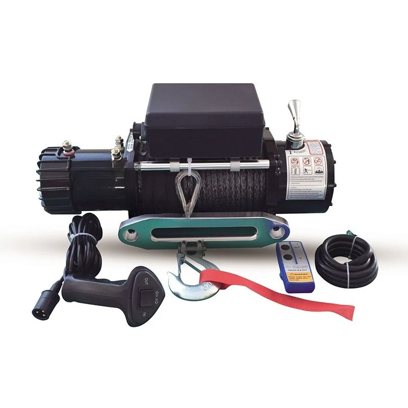 Vehicle winch, electric winch, off-road self-driving, vehicle