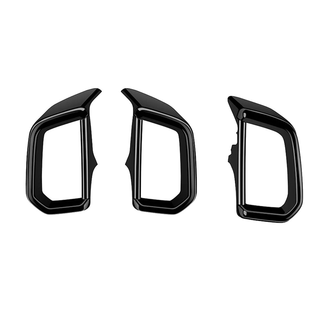 For Mazda CX-50 CX50 2023 US Version Car Front Side A/C Air Outlet Frame Trim Sticker Interior Accessories Gloss Black