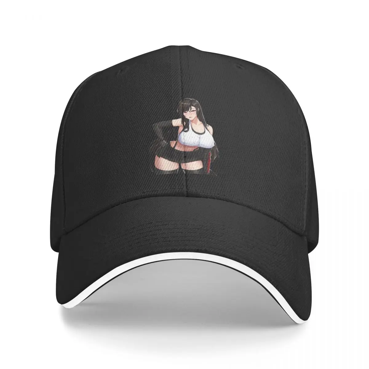 Big Boobs Tifa Lockhart FF7 Remake Baseball Cap Dropshipping Custom Cap Male Women's