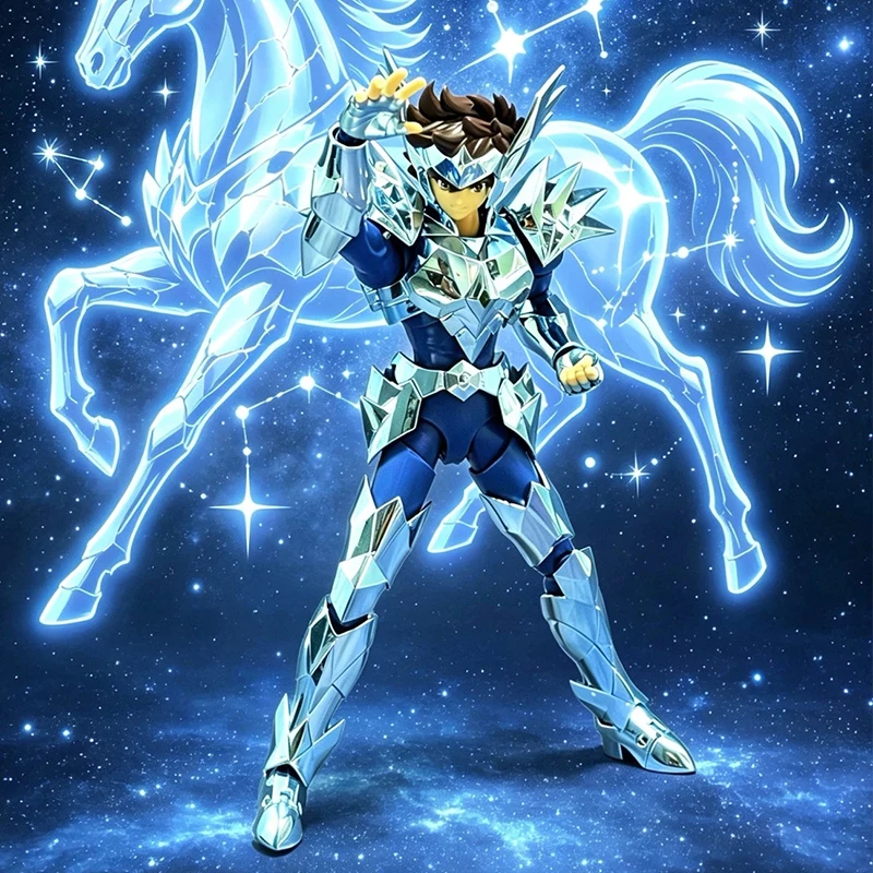 

In Stock Saint Seiya Myth Holy Clothes Ex Odin Pegasus God Asgard Knights Of The Zodiac Anime Action Figure Model Toy Boys Gift
