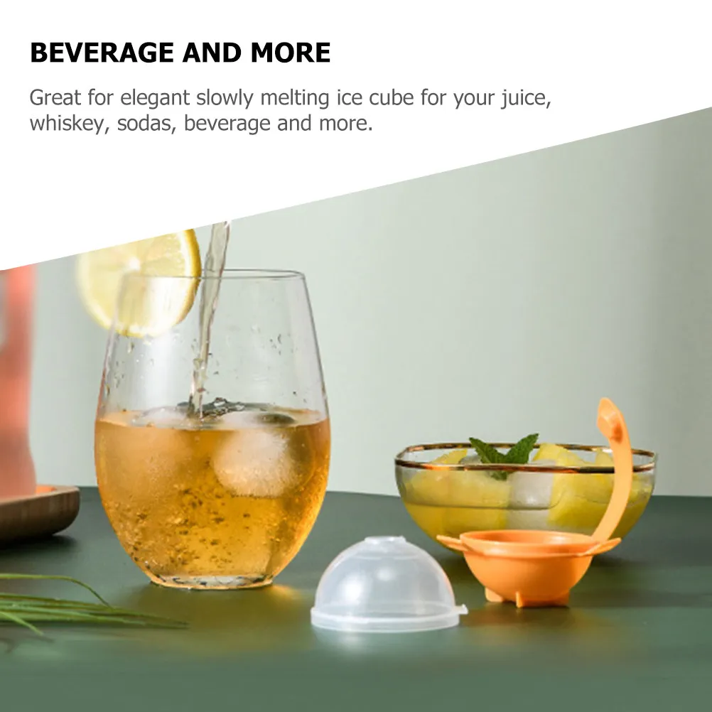 12Pcs Plastic Mold Round For For Home Premium Food Grade Whiskey Maker Leak Proof Freezer