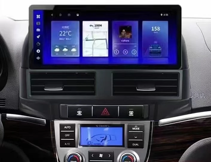 KAIEN-Autoradio Android 12 avec Navigation GPS, Lecteur de Limitation DSP, 4G, WIFI, Vidéo et Musique, Stéréo, pour Voiture Hyundai Santa Fe (2006-2012)