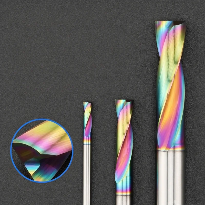 1pcs Carbide 180° straight shank flat-bottom drill bit - chamfered inclined surface drilling - for non-ferrous metals
