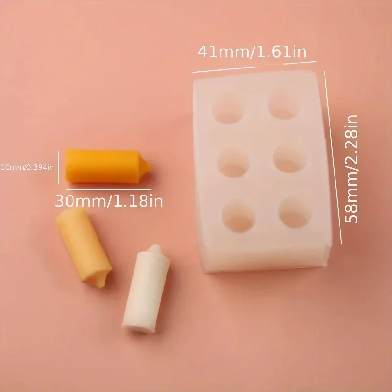 New Design Candle Silicone Mold Cute Design for Birthday Cake DIY Chocolate Fondant Jelly Biscuit Mould Party Gift Decoration