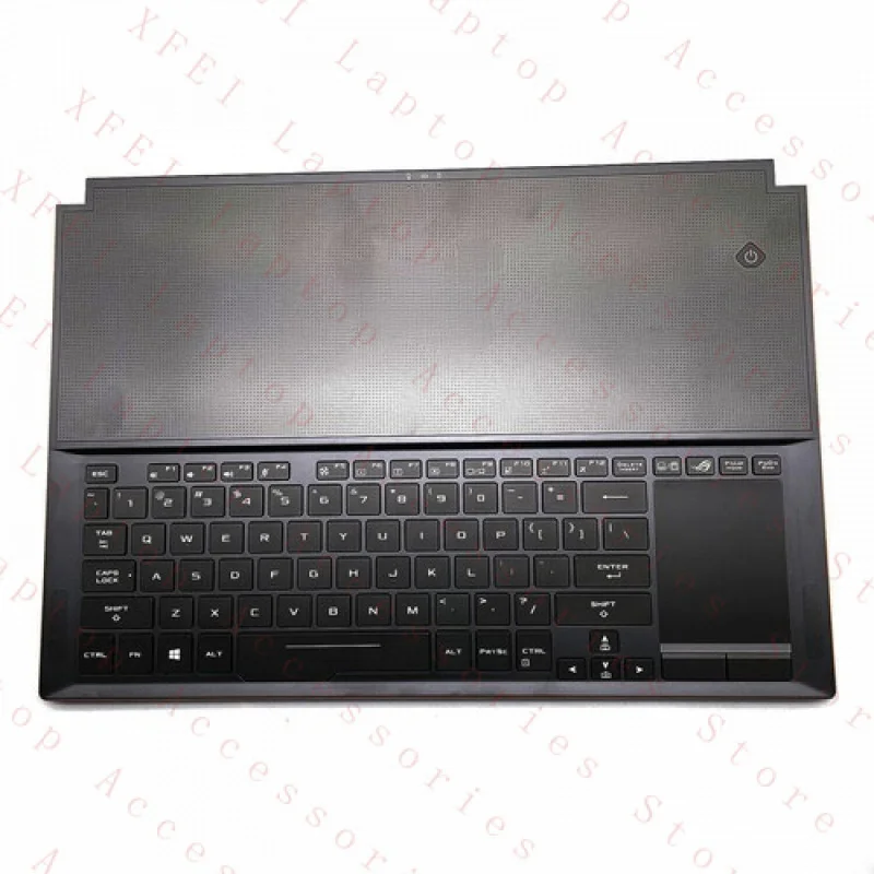 

F Black For Asus GX501V GX501VI GX501VS GX501VSK US Palmrest RGB Backlit keyboard