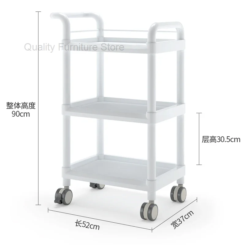 Recepção Lash Nail Salon Trolley, Beleza Rolando, Luxo, Trabalho Moderno Móveis, RR50ST