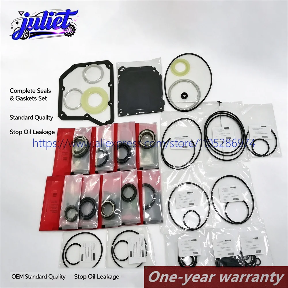 New AW55 50SN AW55‑51SN AW55‑50SN AF23 AF33 RE5F22A M98 Transmission Repair Overhaul Kit for Volvo Opel, Gearbox Seals Gasket