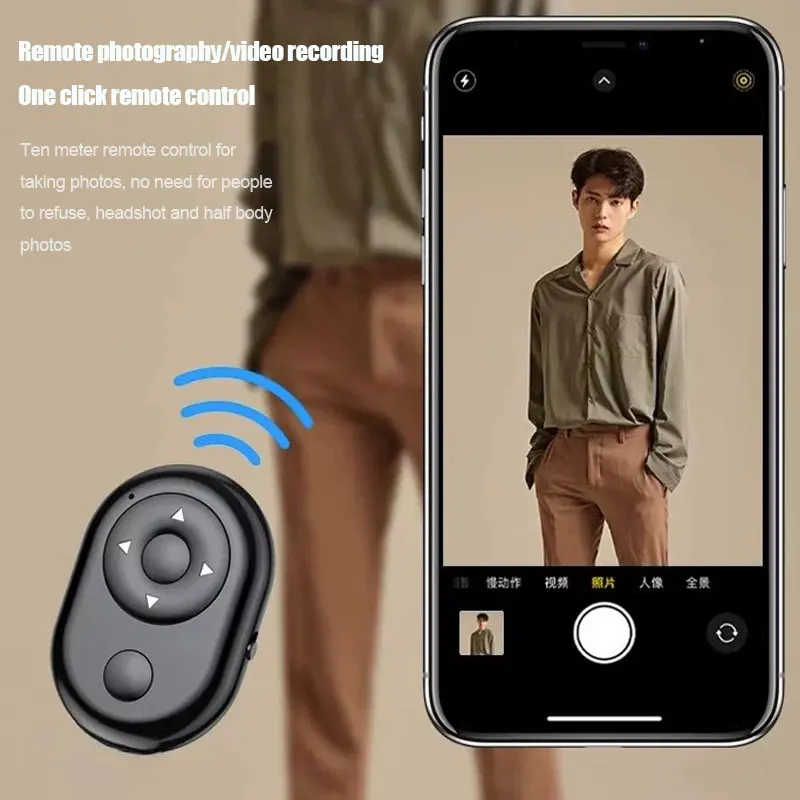 Mobile Bluetooth Remote Control Camera Controller Short Video Artifact Universal Page Flip Selfie Maker Android Apple Universal