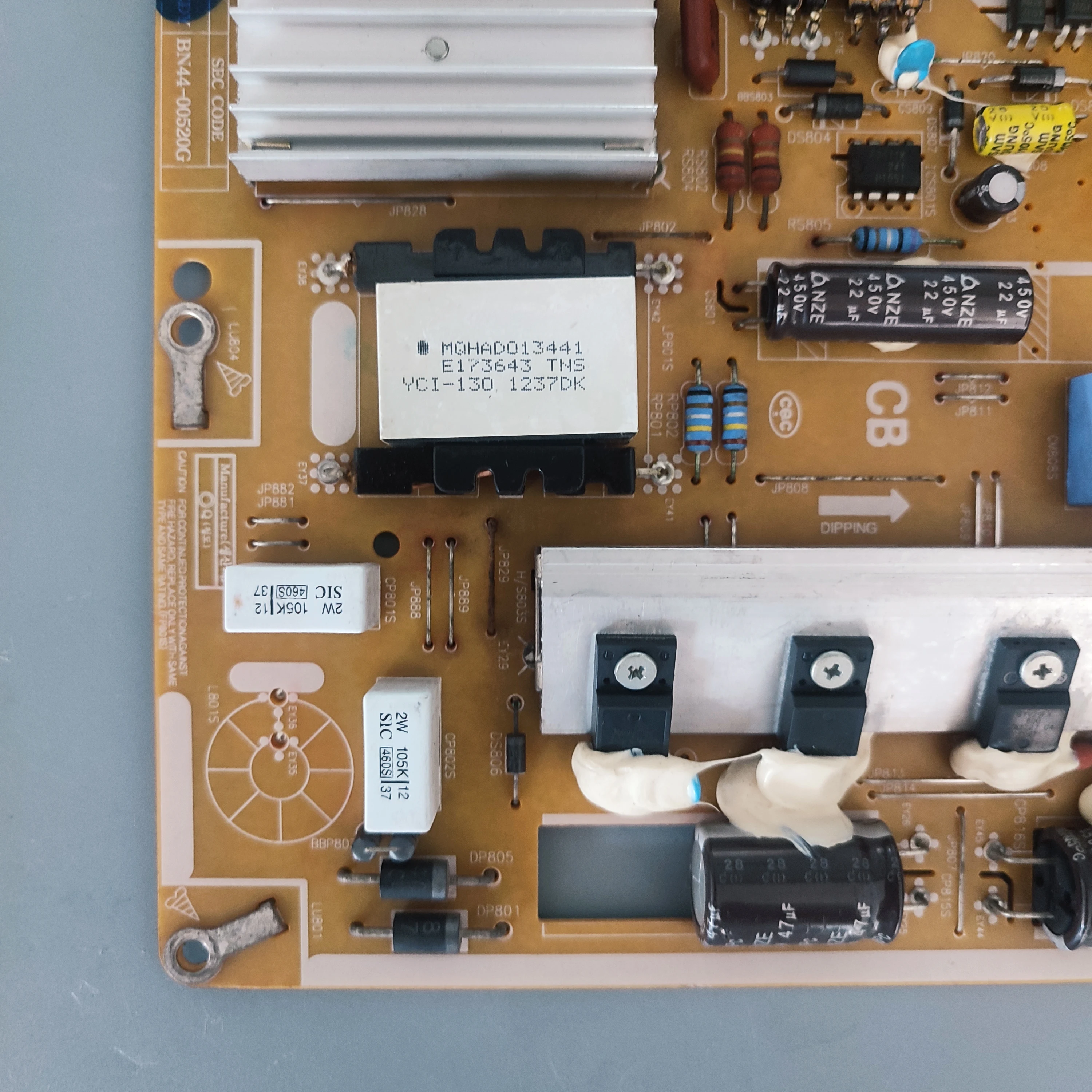 FOR BN44-00520G PD46B1Q-CDYF PSU POWER SUPPLY BOARD Has Been Tested To Work Properly Apply UE40ES6540SXXC TV