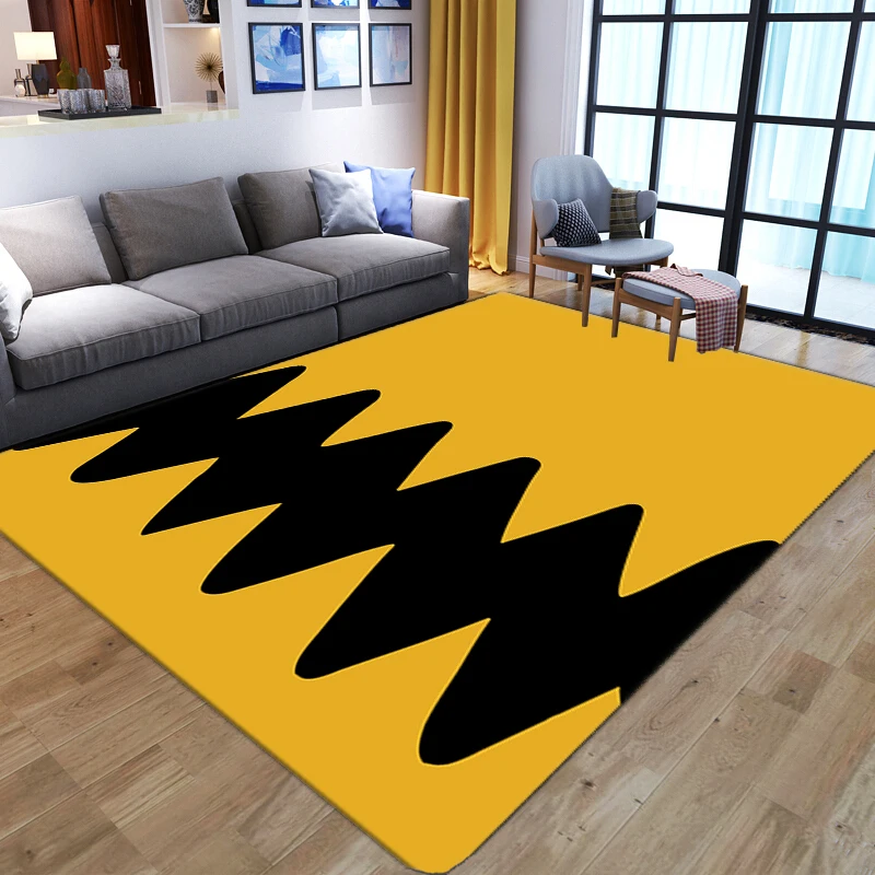 

Simple Geometric 3D Printing Carpets for Living Room Bedroom Decor Soft Flannel Home Bedside Sofa Floor Mat Child Play Area Rugs