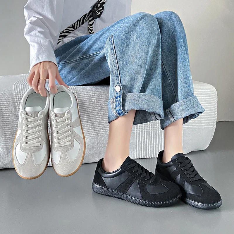 

Size36-45 German Trainer Trendy Casual Men Women Shoes Sneakers Versatile Trainers Soft-soled Anti-slip Lasure Streetwear F8815