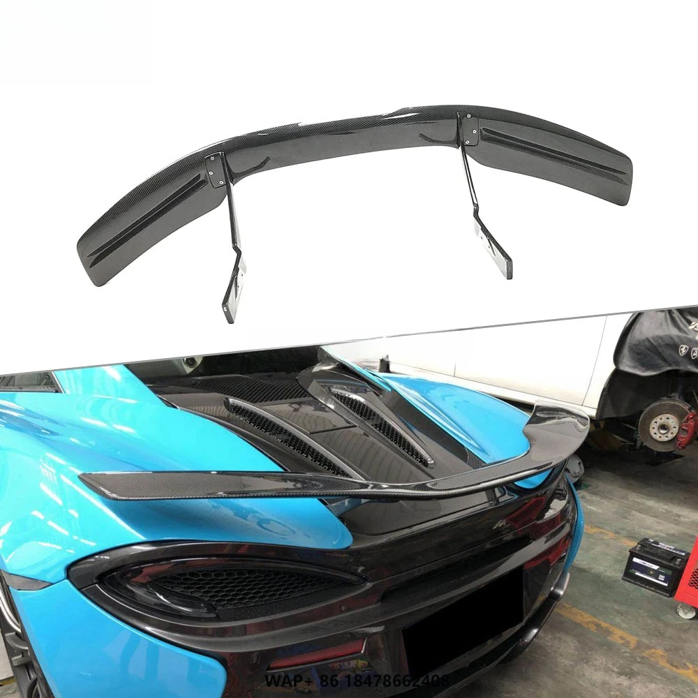 

Dry Carbon Fiber Rear Trunk Top Spoiler Racing Wings for McLaren 540C 570S 570GT Rear Tail Spoiler Body Kits FRP