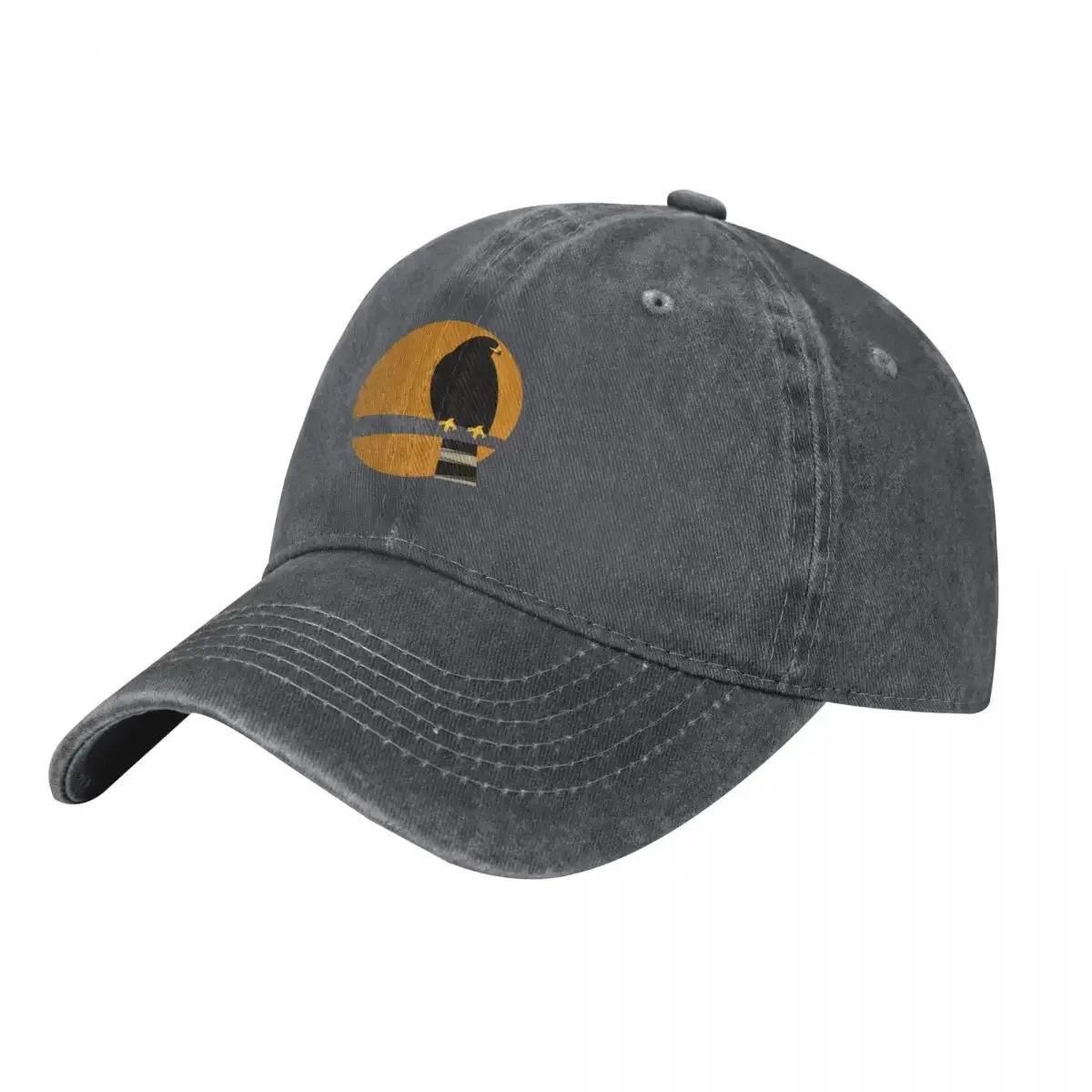 Zone-tailed Hawk (Buteo albonotatus) - Texas Threatened Bird Baseball Cap Kids Hat Vintage sun hat Hip Hop Boy Child Women's