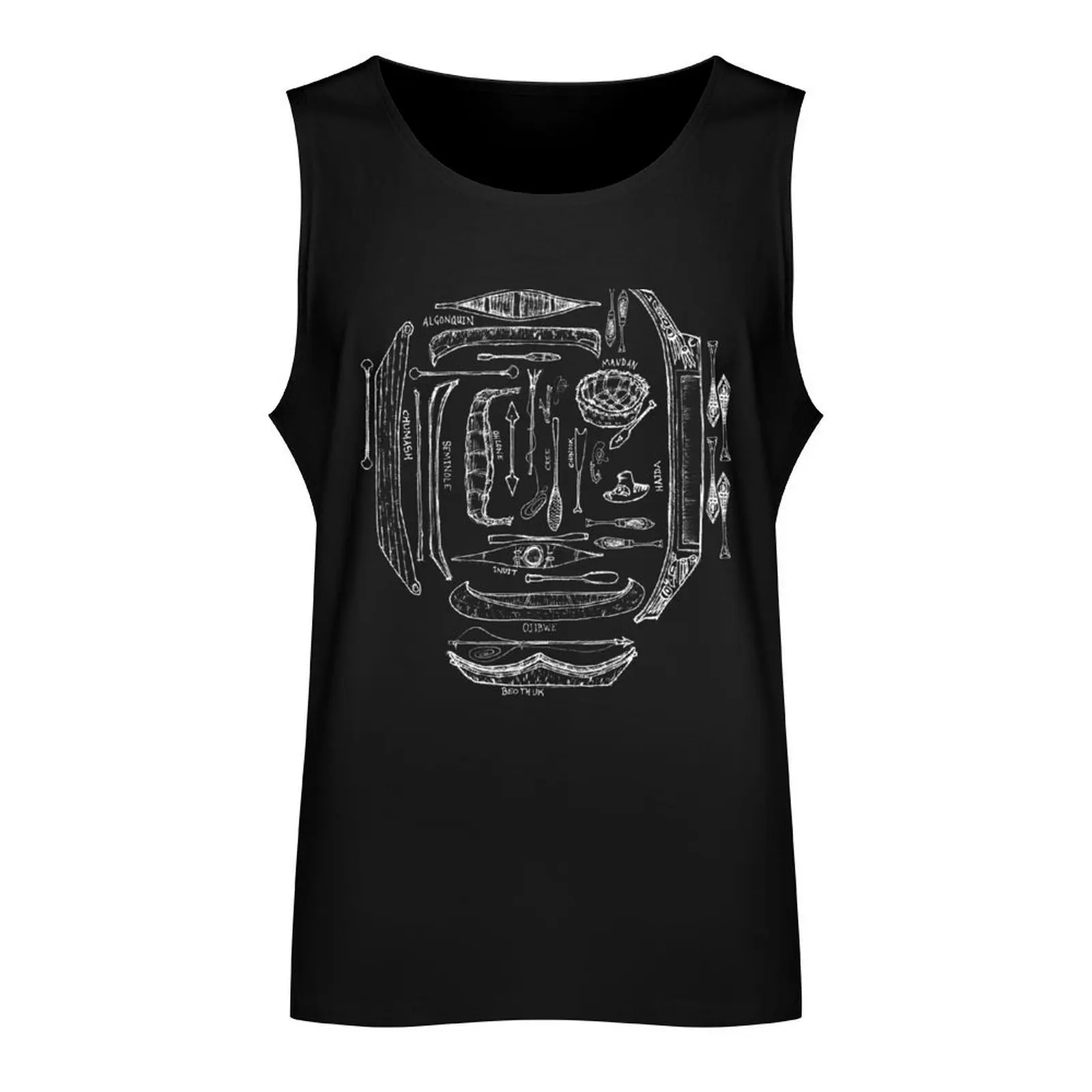 North American Watercraft Tank Top Men's sports t-shirt fashion 2024 man sports suits