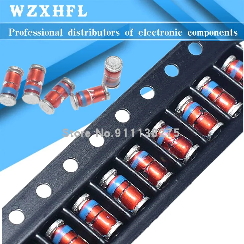 50Pcs 1W SMD Zener Diodes LL-41 ZM4748A ZM4750A ZM4751A ZM4752A ZM4753A ZM4754A  15V 16V 18V 20V 22V 24V 27V 30V 33V 36V 39V