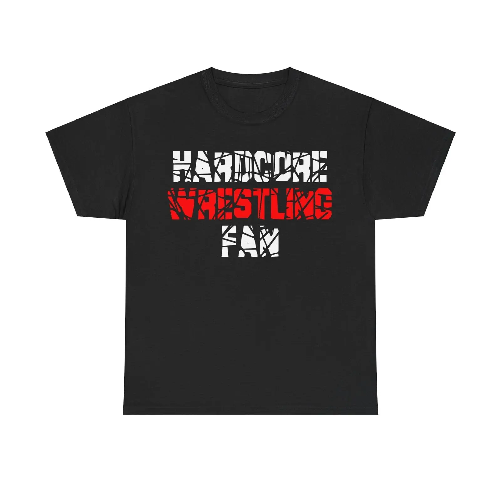 Hardcore Wrestling Fan Pro T Shirt Wwe Aew Wwf Ecw Wcw Njpw Gcw Black Xl