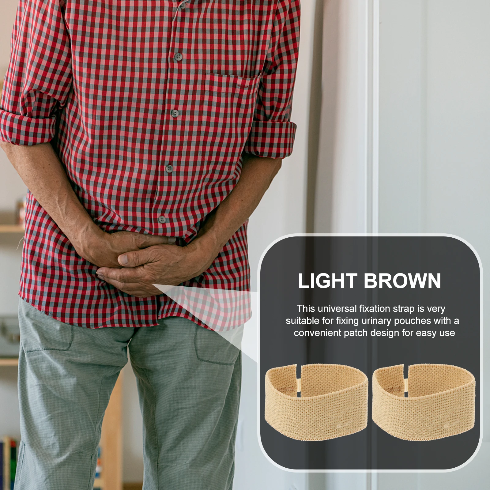 

6pcs Disposable Strap Universal Fixing Tape For Urinary Pouch Catheter Leg Band Drainage Holder Adjustable Health Care