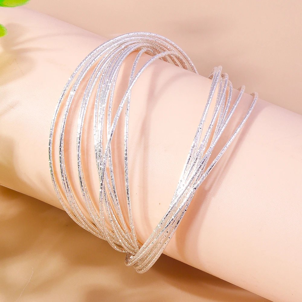 Aihua Bohemian Kristall türkisch glücklich blau Auge Armband Armreif für Frauen Gold Farbe Kette Armband Set Vintage Boho Schmuck Geschenke – Detail 29
