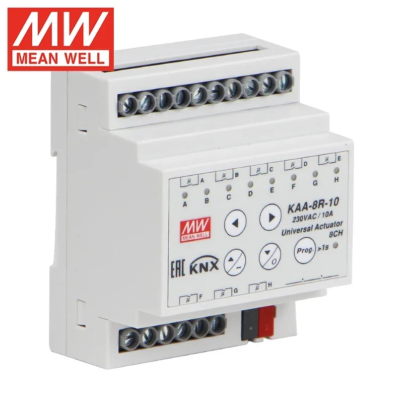 Mean Well KAA-8R-10 Led Dimmer Led Actuator For Building Automation Meanwell KNX Actuator