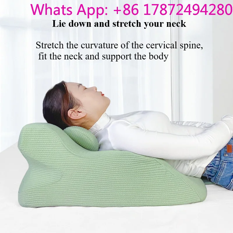 Ideal for Relaxing and Resting While Watching Mobile Phones in Bed，Lying Down Pillow, Memory Cotton Neck Pillow