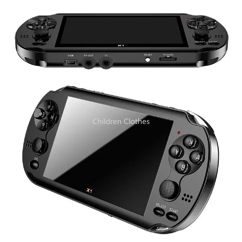 4.3 Inch Game Console for PSP Game Console Classic Dual-Shake Game Console 8G Built-in 10,000 Games 8/16/32/64/128 Bit Games