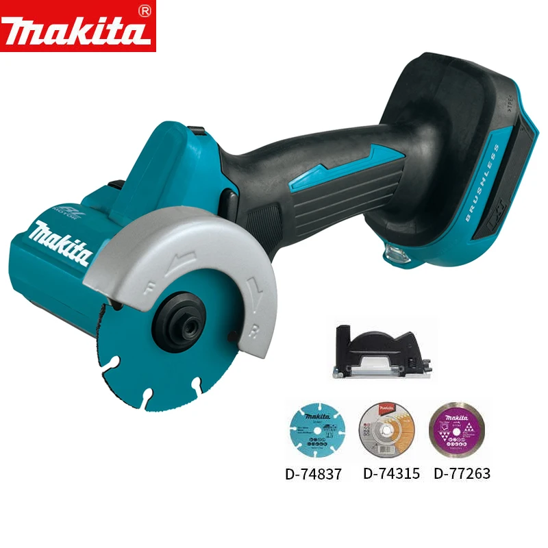 Makita DMC300Z เลื่อยตัดขนาดกะทัดรัด18V LXT เครื่องตัดพลาสติกขนาดเล็กแบบไม่มีแปรงขนาด76มม. ทำจากไม้โลหะไร้สาย