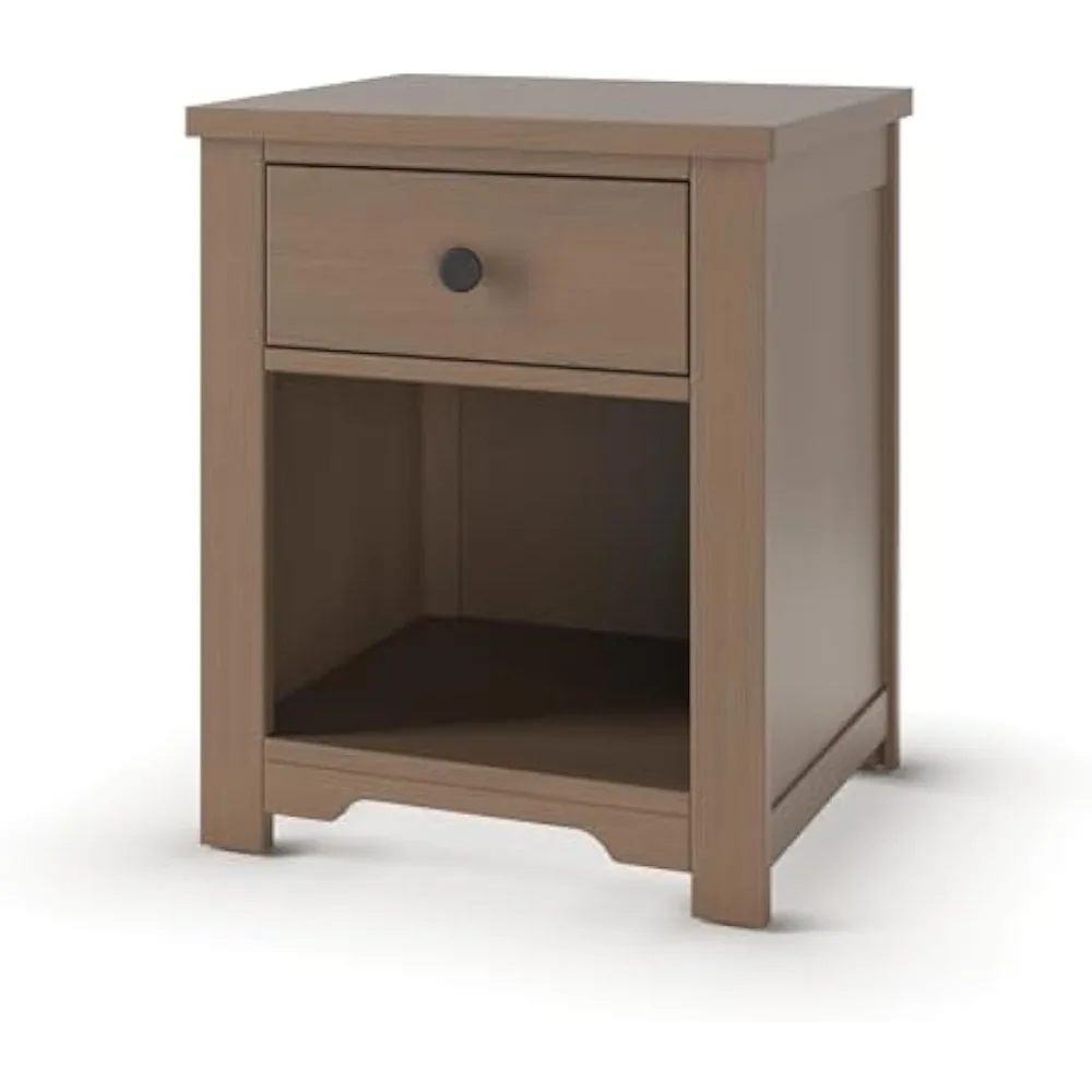 

Harmony Nightstand features an extra-large drawer and storage cubby with smooth drawer glides