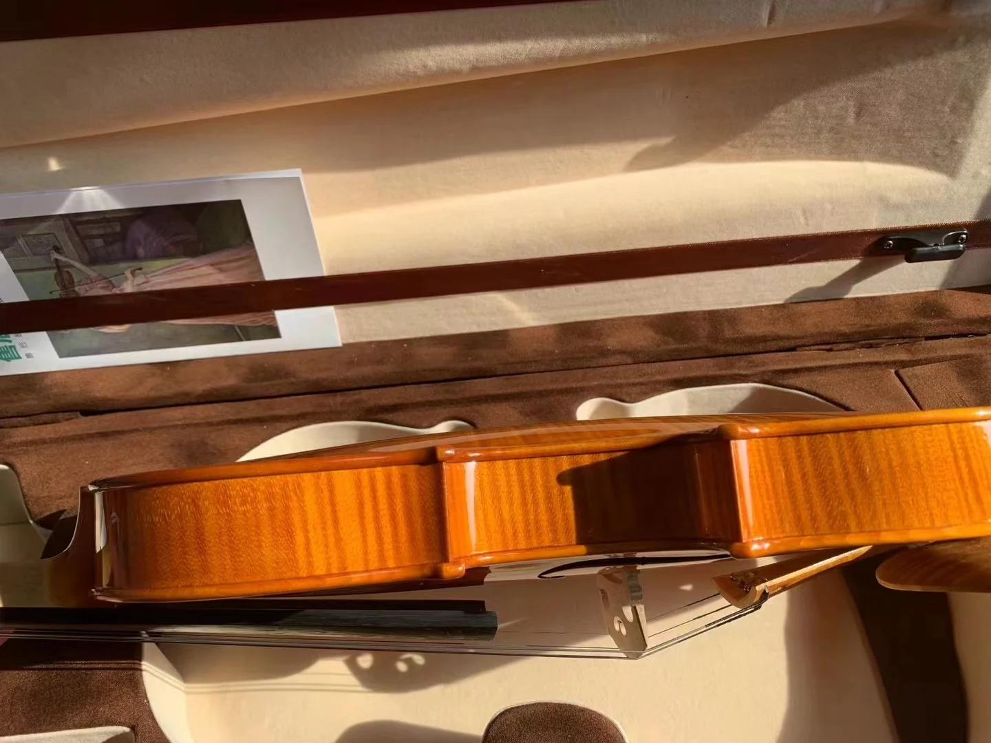 44 Advanced Professional Luthier Handmade Spruce Violon Italian Fiddler Violin Handbrush Varnish Stringed Instrument Shop