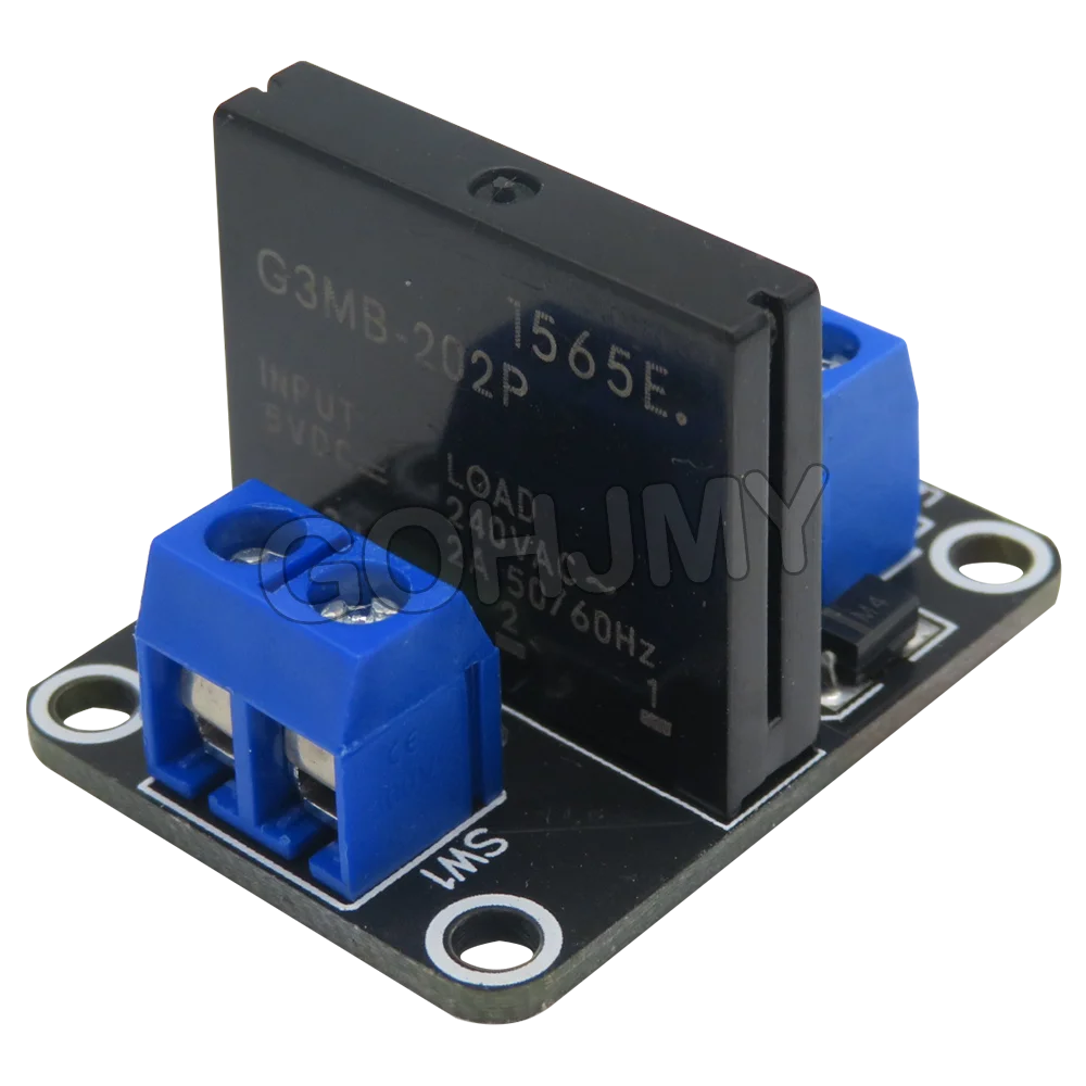  Low Level 5V 1/2/4/8 Channel Solid State Relay Module SSR AVR DSP G3MB-202P 240V 2A Output For Arduino 1 2 4 8 Way