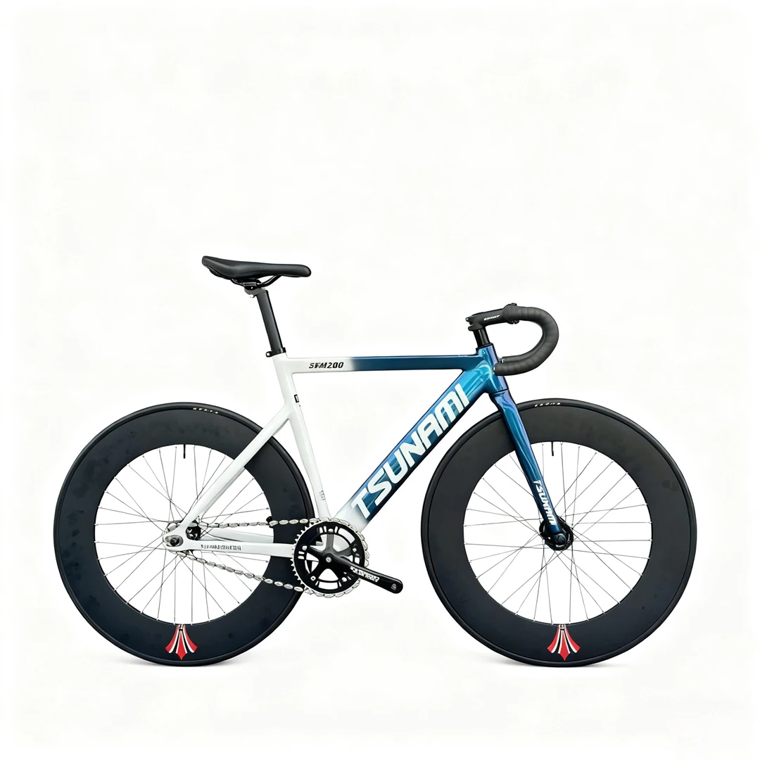 SNM200 Aluminiumlegierung Fixed Gear Bike Tsunami 700C Felgen 30 mm/40 mm/60 mm/70 mm/90 mm Fahrrad Fixie Fahrradteile anpassbar