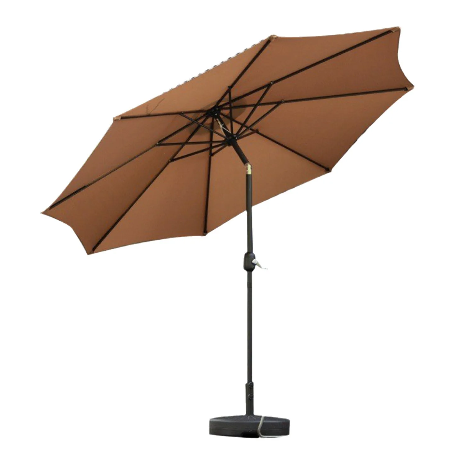 

Outdoor parasol courtyard villa foreign trade central column umbrella outdoor balcony leisure household with steering straight