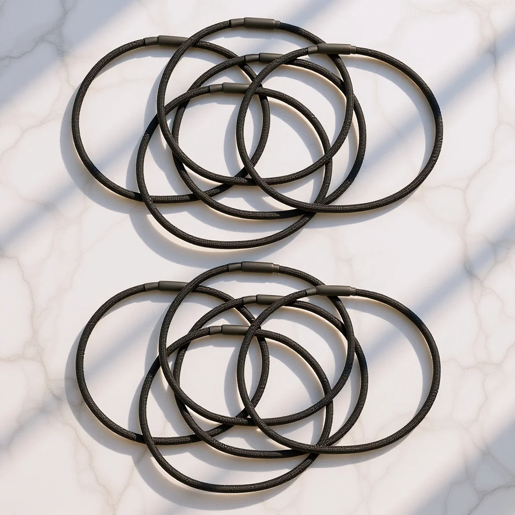 

10pcs Microphone Shock Mount Elastic Bands Rubber Holder Rope For Mic Stand Replacement Parts Compatible With Broadcast