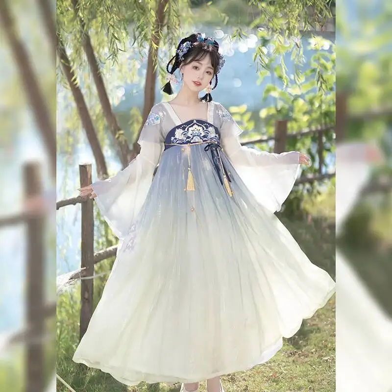 

Ancient Chinese Costume Cosplay Hanfu Dress for Women Vintage Tang Suit Hanfu Noble Princess Costume For Daily