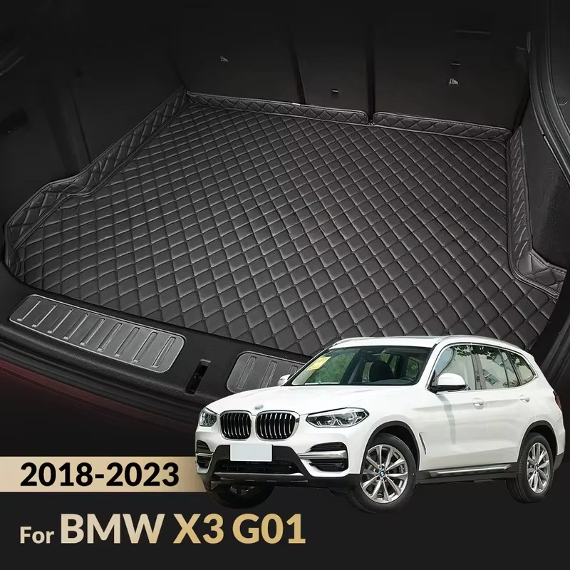 

Для BMW X3 G01 2018 2019 2020 2021 2022 2023 3D коврик в багажник автомобиля на заказ автомобильные аксессуары авто украшение интерьера