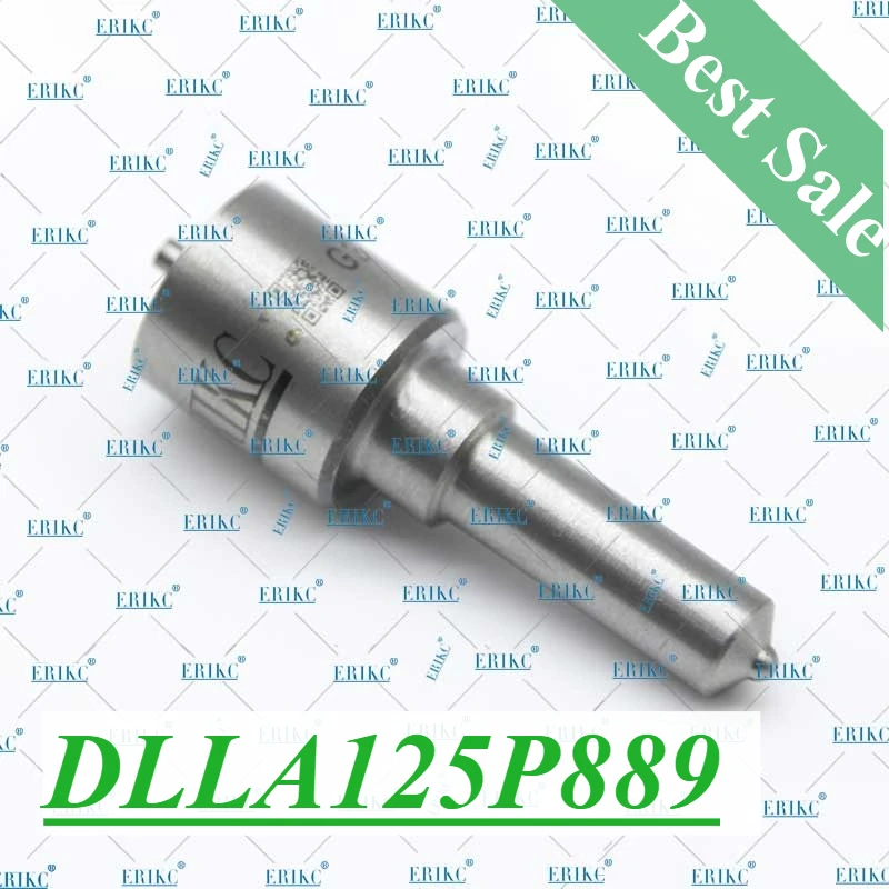 ERIKC DLLA125P889 Boquilla de inyección de alta presión sin aspersor y boquilla de pulverización DLLA 125 P889 para bomba inyectora 095000-6480 095000-6481