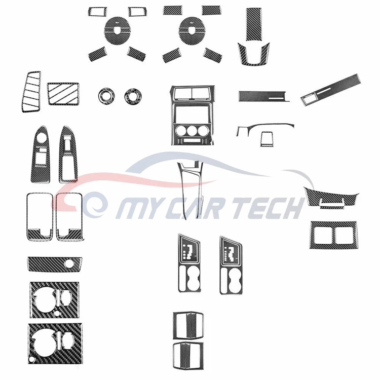 Carbon Fiber Interior Trim sticker For Dodge Challenger 2008-2014 dash