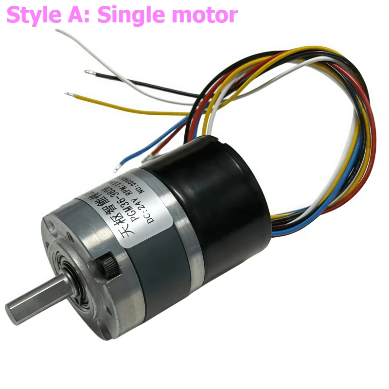 PGM36-3626 Brushless DC Speed Reducer Motor, High Torque for Forward and Reverse Rotation, Motor with Speed Controller