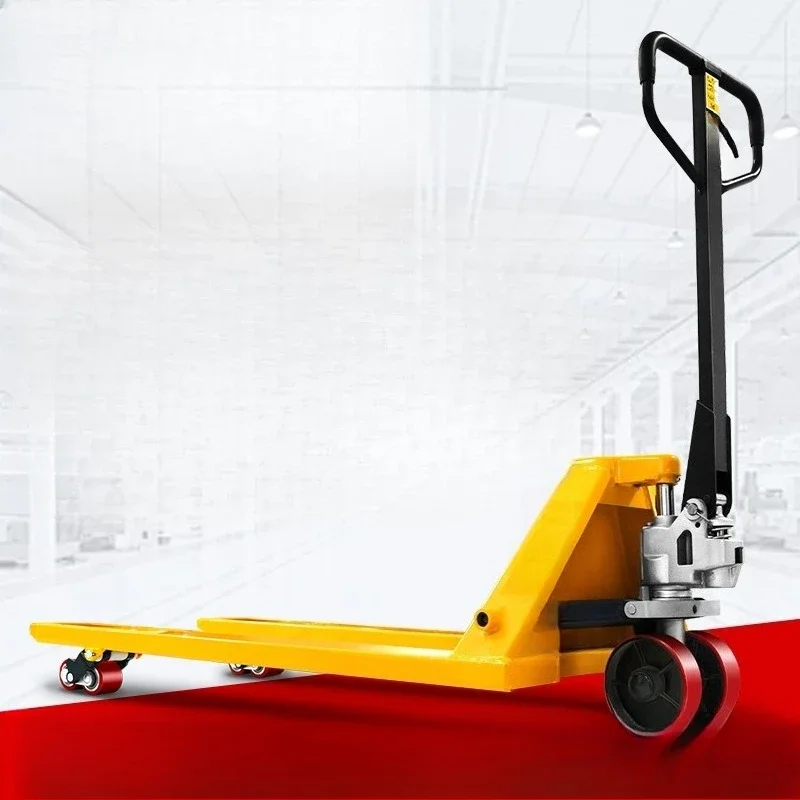 Forklift manual hydraulic truck small 2 tons 3 tons 5 tons cattle push tray hydraulic truck shovel trailer