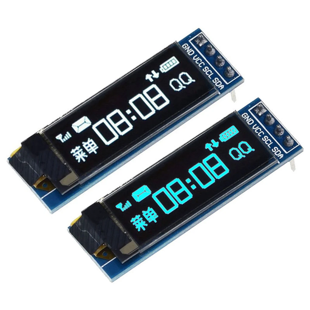 0.91 inch OLED display module white/blue OLED 128X32 LCD LED Display SSD1306 12864 0.91 IIC i2C Communicate for ardunio