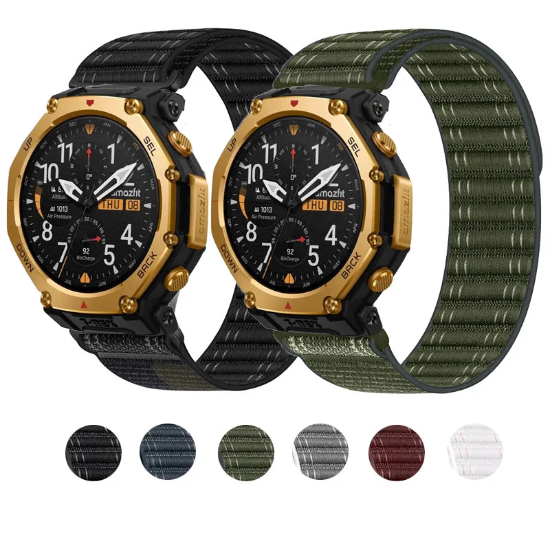 yZ[ziC[vXgbv Amazfit T-Rex 3 Pro oh Xgoh uXbg Huawei Watch GT 6 5 Pro 4 46mm 22mm 20mm Xgbv RAΉ