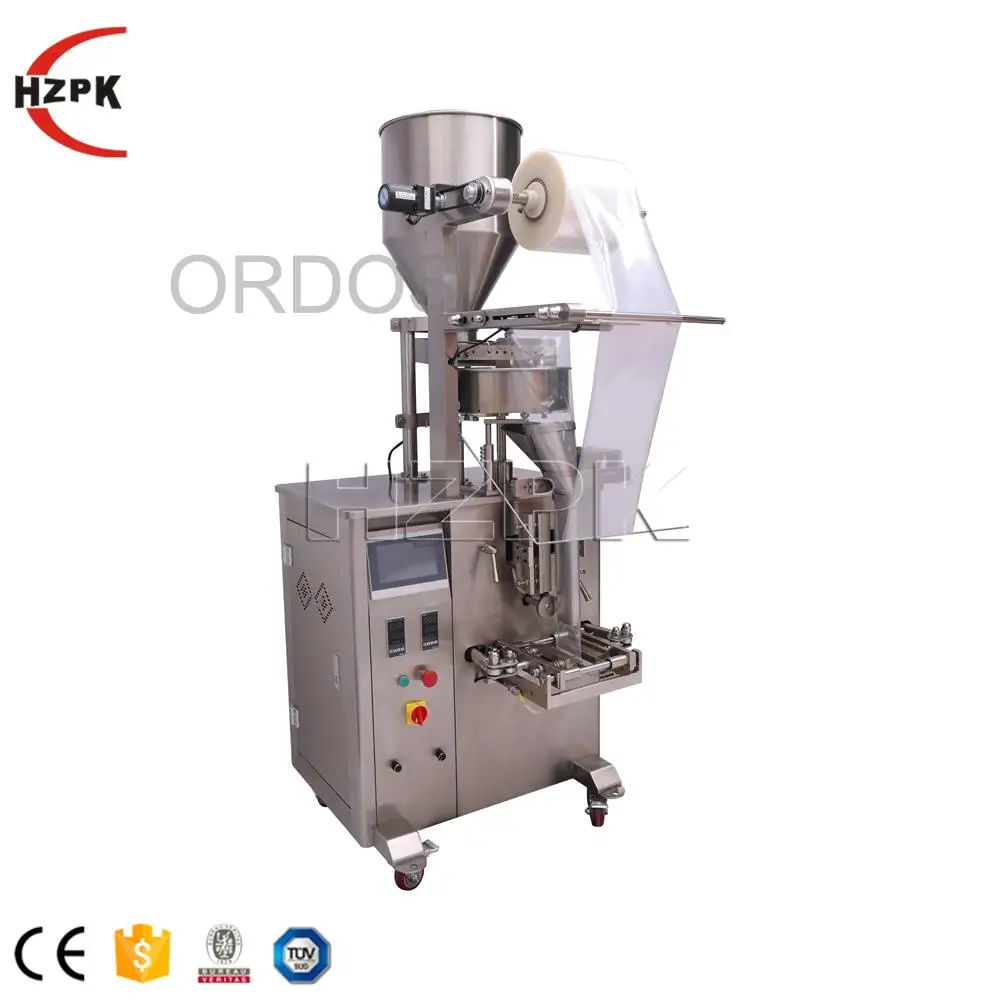 Vertical Small Tea Nut Beans Seed Spice Granule Grain Bag Pouch Multifunction Filling and Packaging Machine Automatic