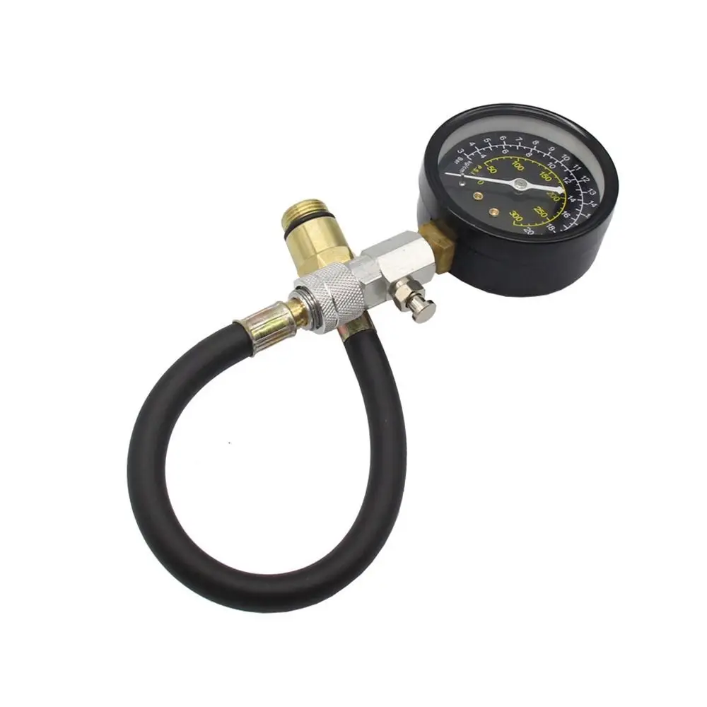 300 PSI Engine Compression Tester Vehicle Repair Universal Automobile Pressure Gauge DIY Cylinder Diagnose Tool