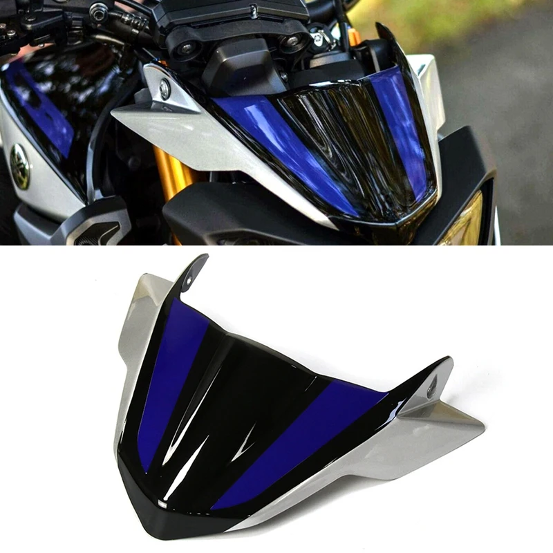 For YAMAHA MT-09 MT09 FZ09 2017-2020 Front Windshield Windscreen Airflow Wind Deflector Front Beak Fairing