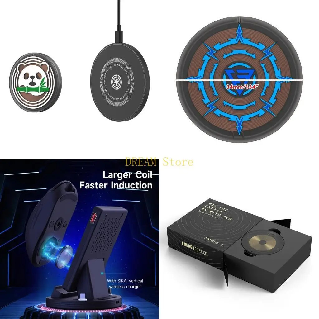 

Модуль зарядки дока- магнитная монета для GPW/GPW2 G903 G403 Беспроводная мышь лучшая продажа